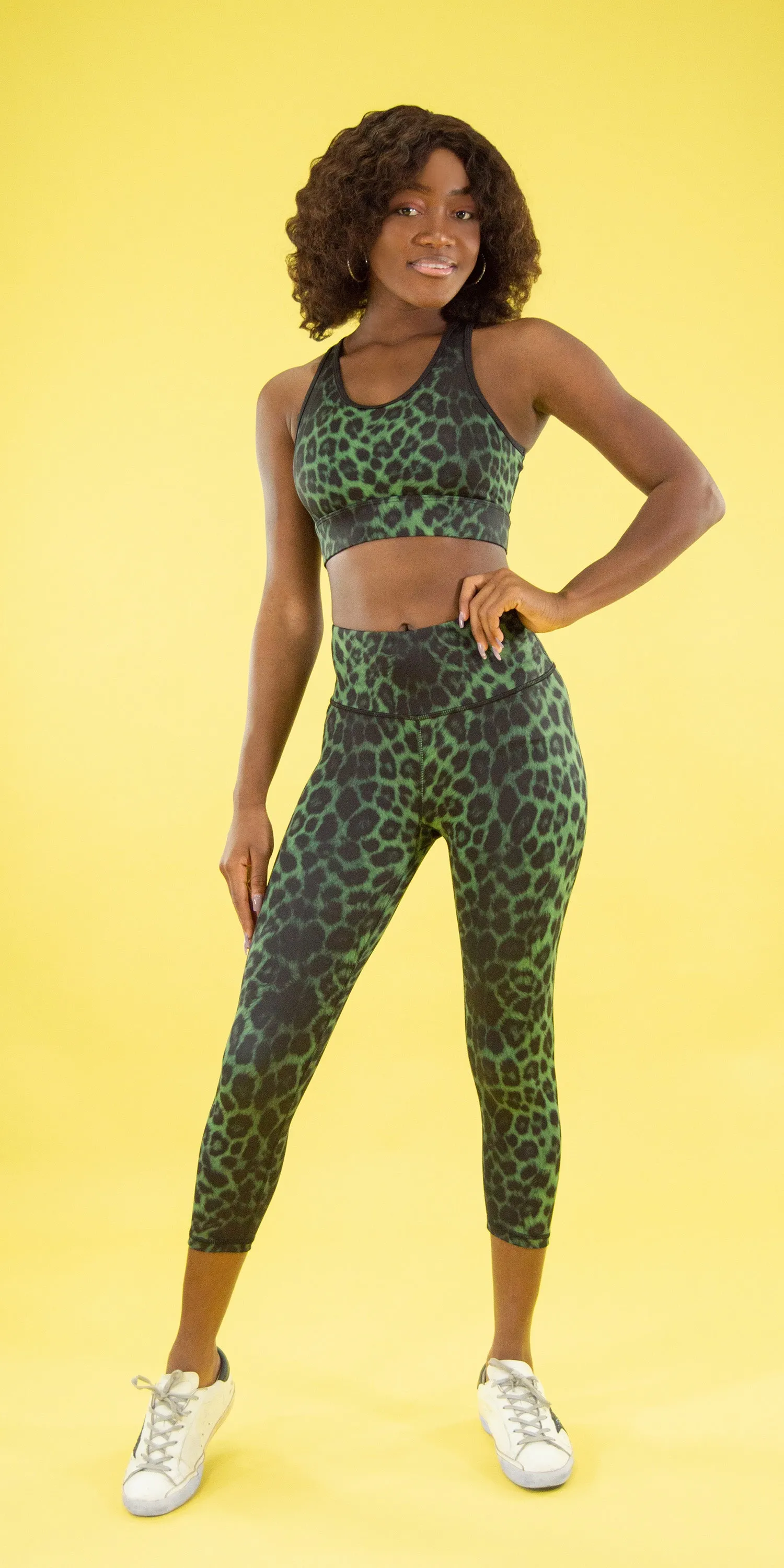 Emerald Leopard - Legging