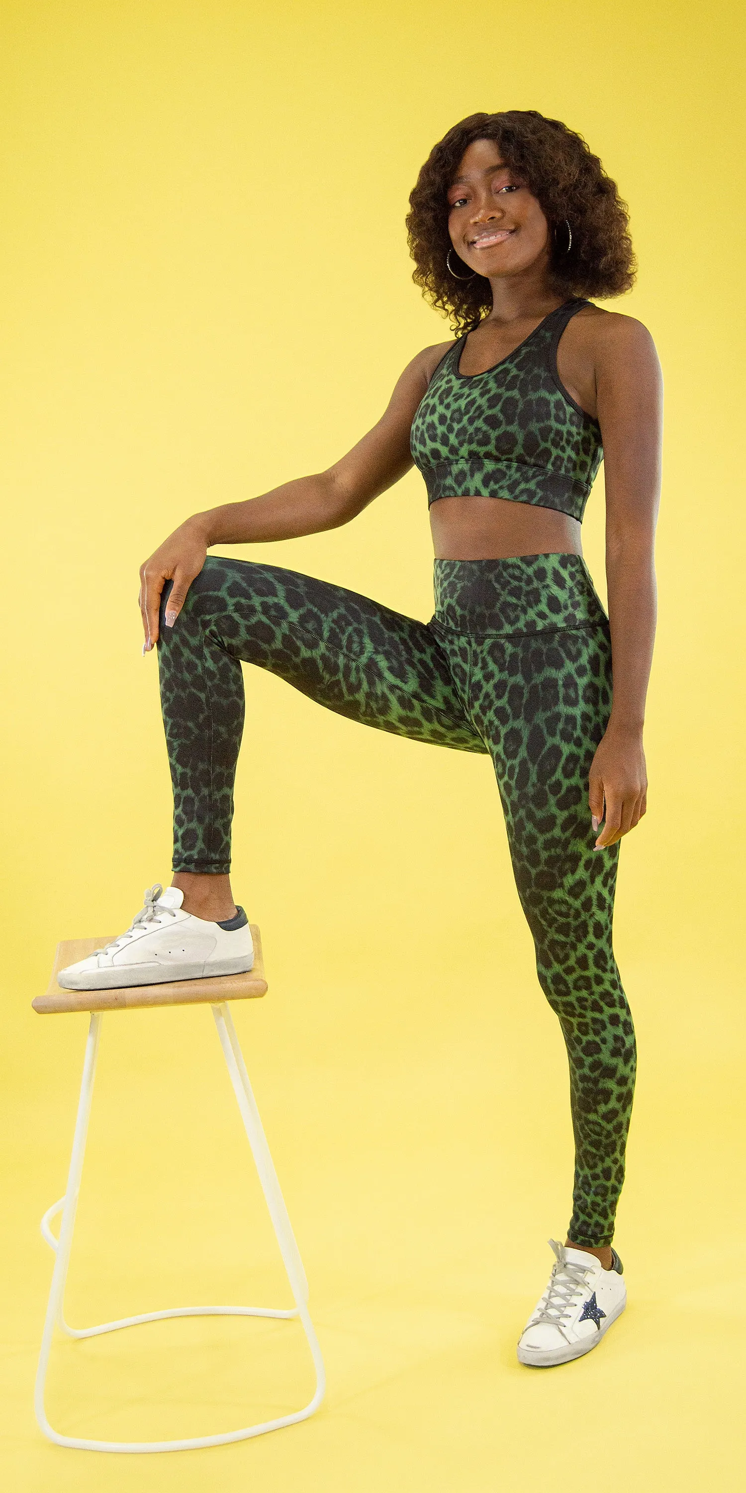 Emerald Leopard - Legging