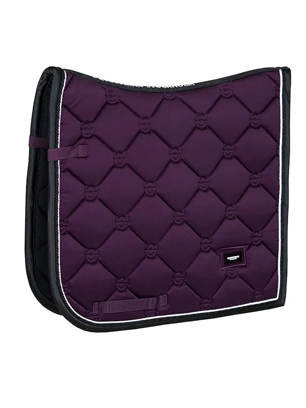 EQUESTRIAN STOCKHOLM DRESSAGE SADDLE PAD BLACK RAVEN