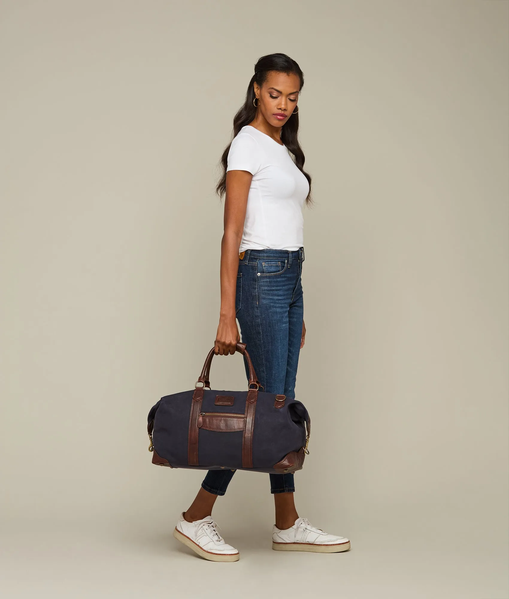 Everyday Waxed Canvas Weekender :: Navy