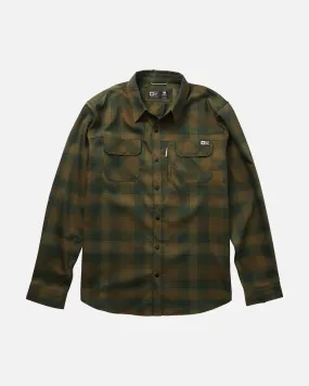 Fathom Olive Tech Flannel