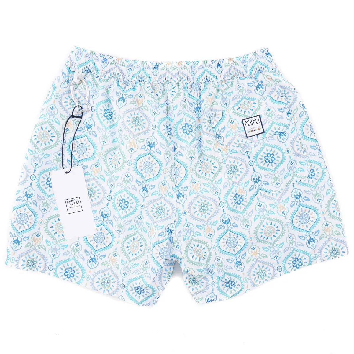 Fedeli 'Madeira' Printed Swim Trunks