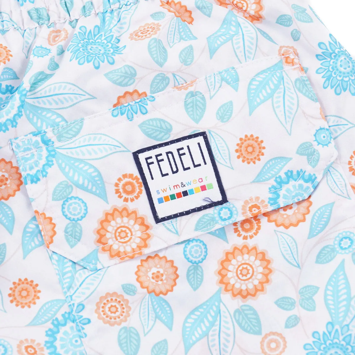 Fedeli 'Madeira' Printed Swim Trunks