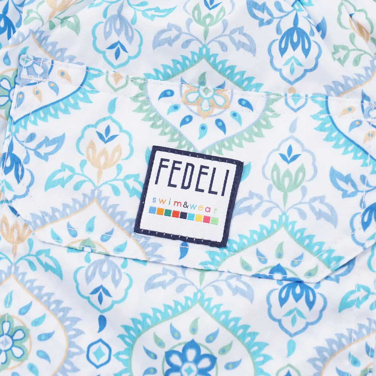 Fedeli 'Madeira' Printed Swim Trunks