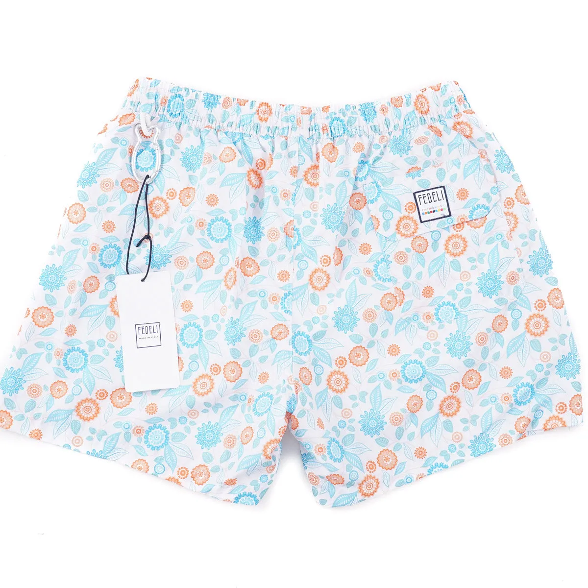 Fedeli 'Madeira' Printed Swim Trunks