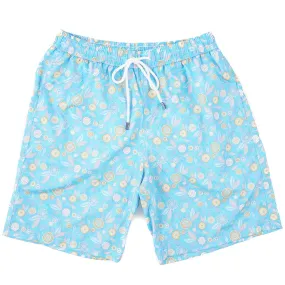 Fedeli 'Positano' Printed Swim Trunks