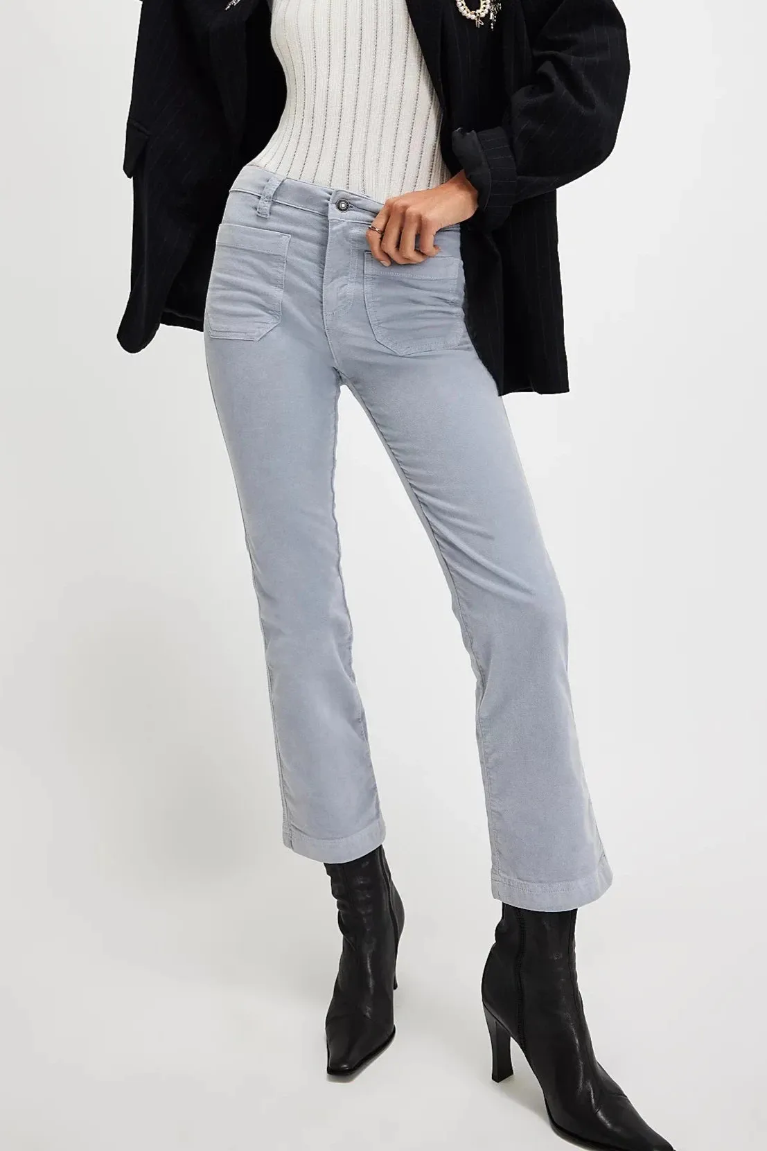 Free People High Time Velvet Kick Flare