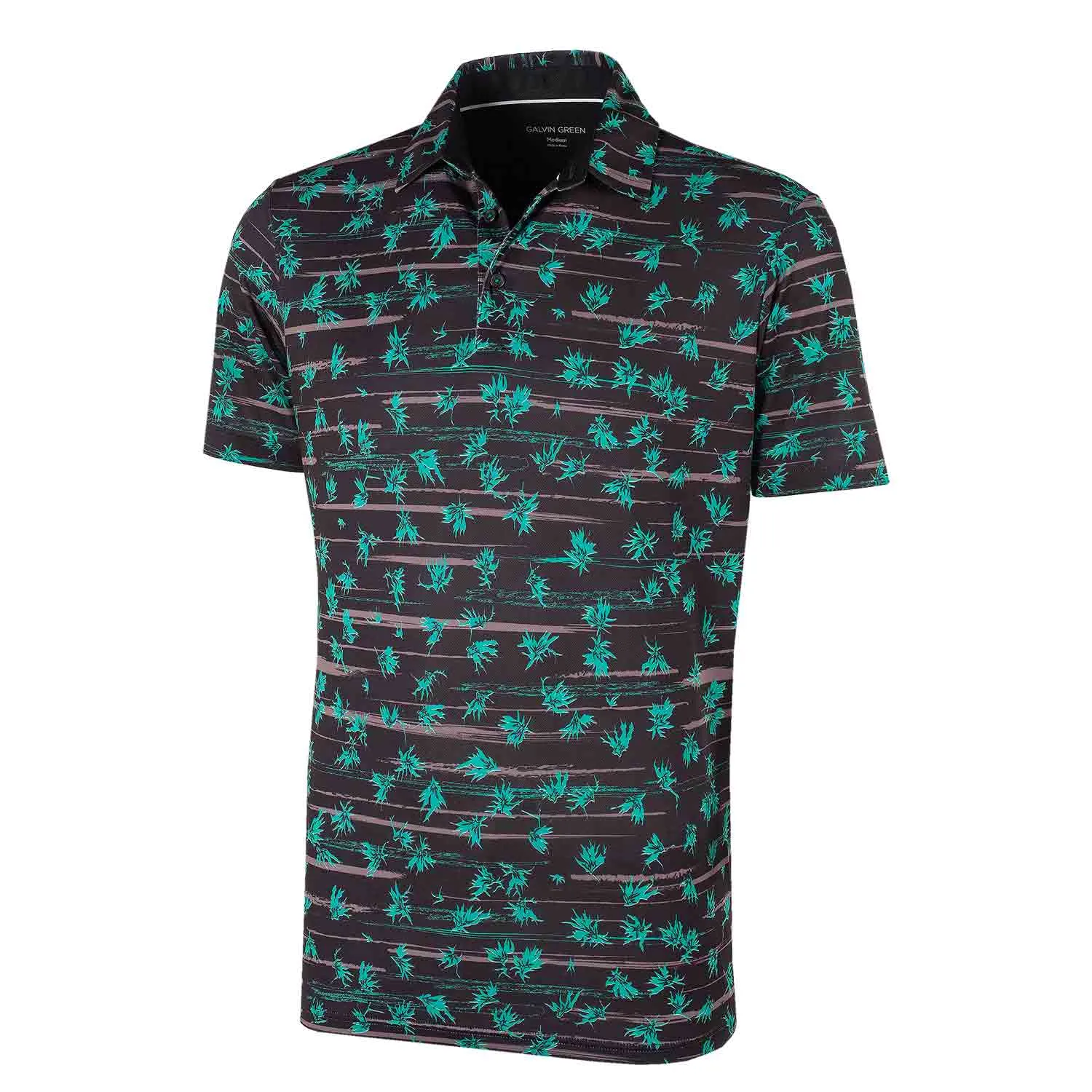 Galvin Green Malik Ventil8  Polo Shirt - Green/Black