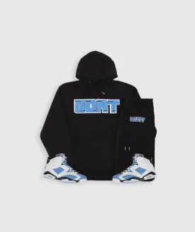 GOAT Classic Chenille Sweatsuit (Black/University Blue)