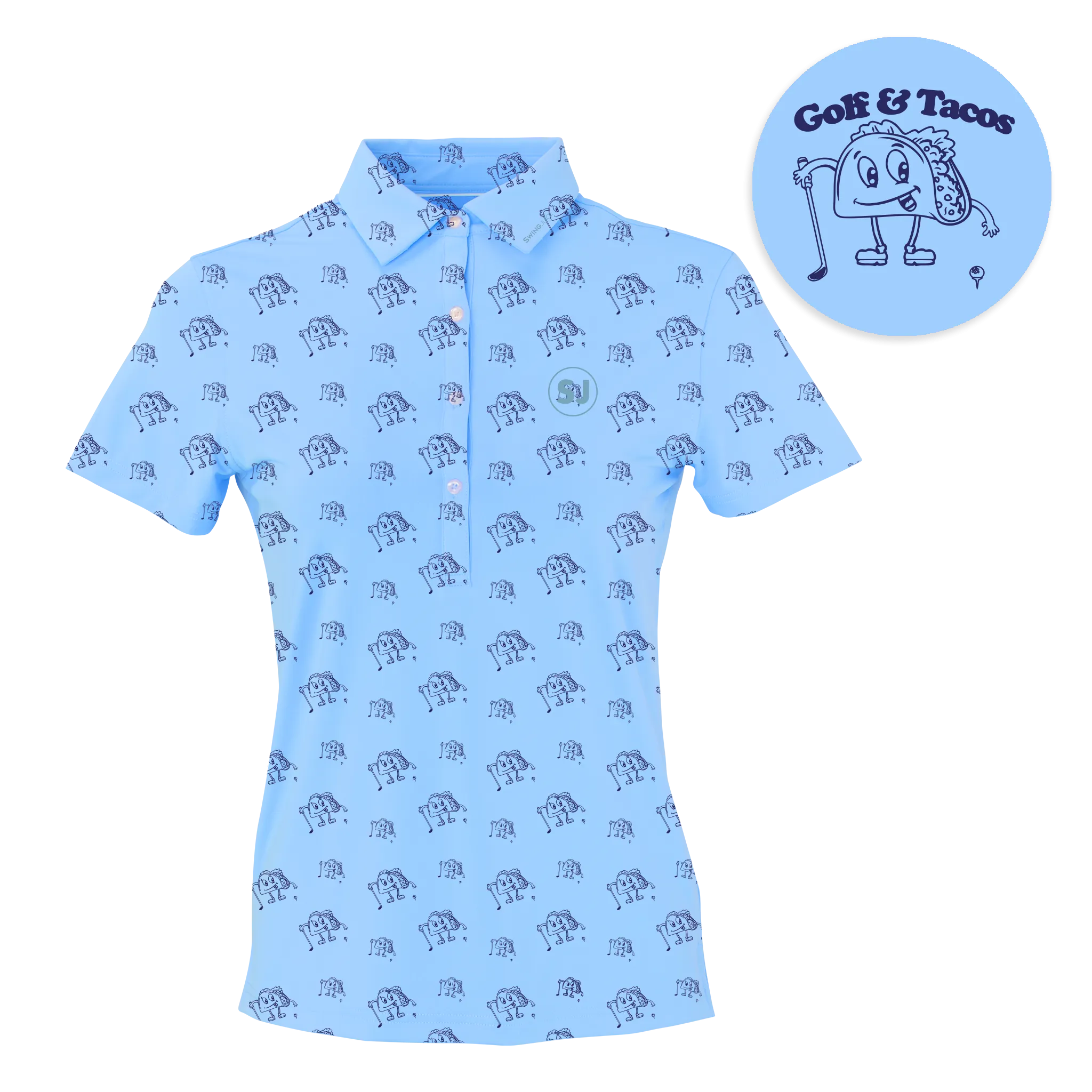 Golf & Tacos Women's Polo