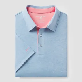 Grayton Heather Polo - Blue Dream