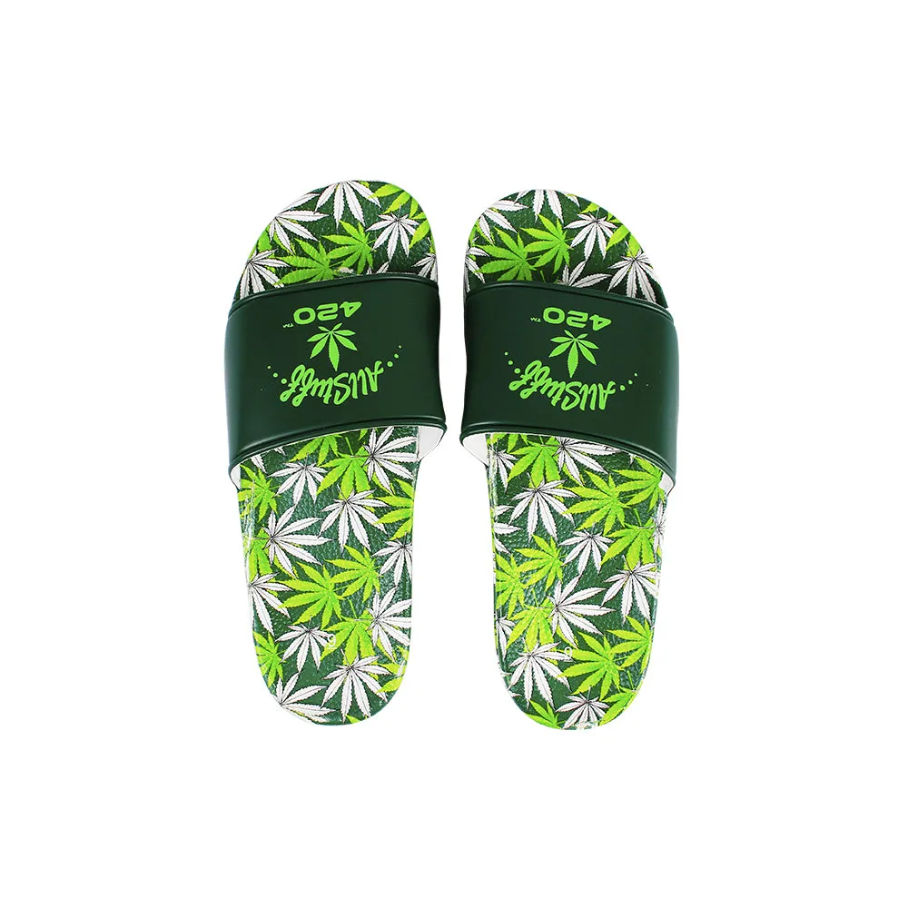 Himpy Slides - Womens Green Bubba Sandal - 1 Pair Per Pack