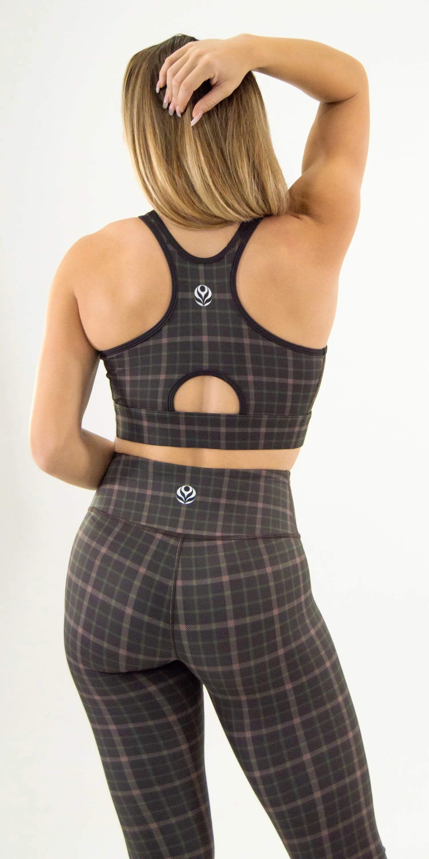 Hunter Plaid - Sports Bra