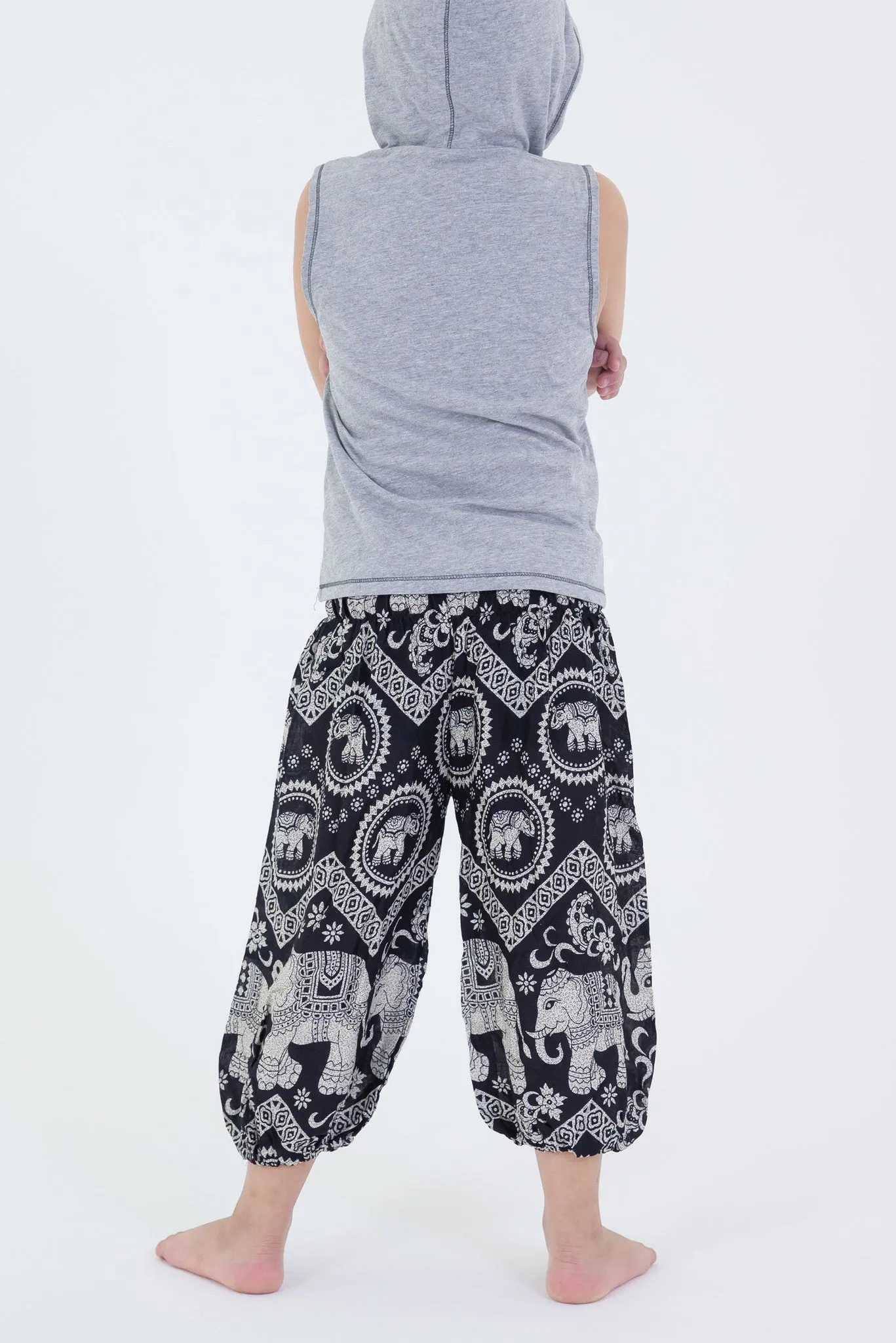 Imperial Elephant Kids Elephant Pants in Black