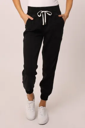 Jacey Super High Rise Cropped Jogger Pants