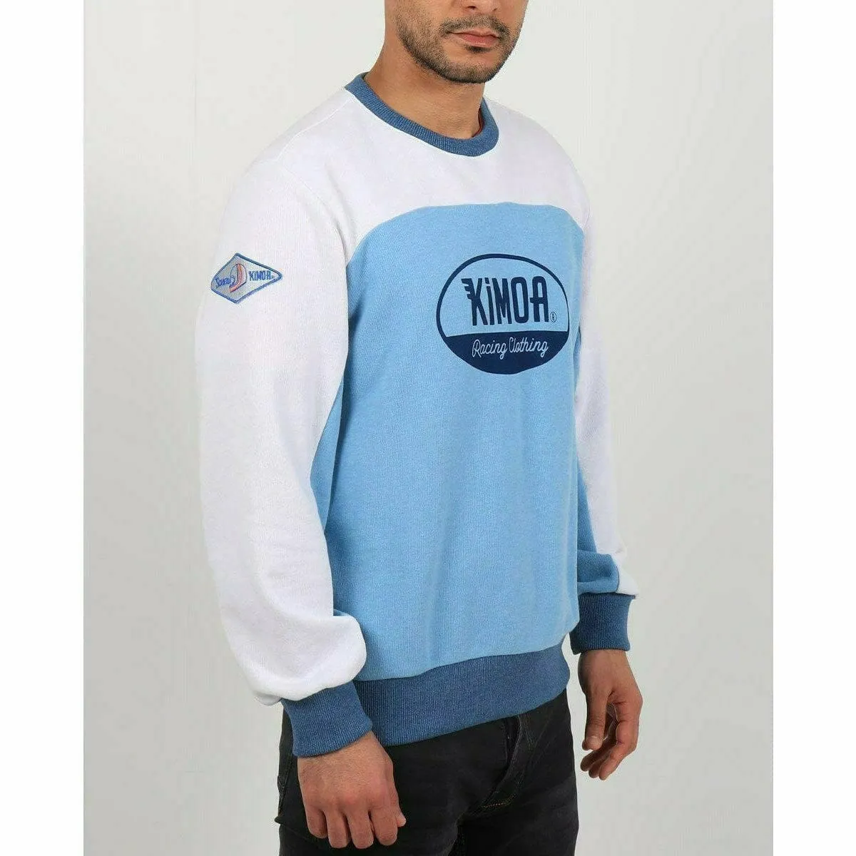 Kimoa Racing Club Men's Sweatshirt -Light Blue