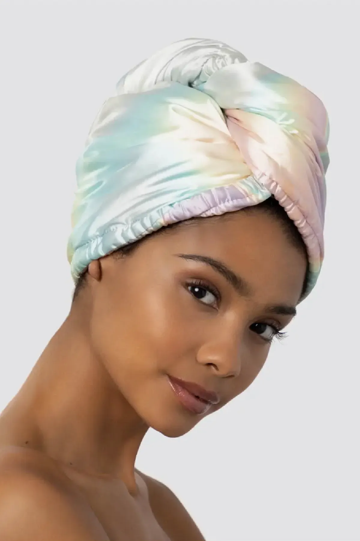 Kitsch Satin Quick Dry Hair Towel - Aura