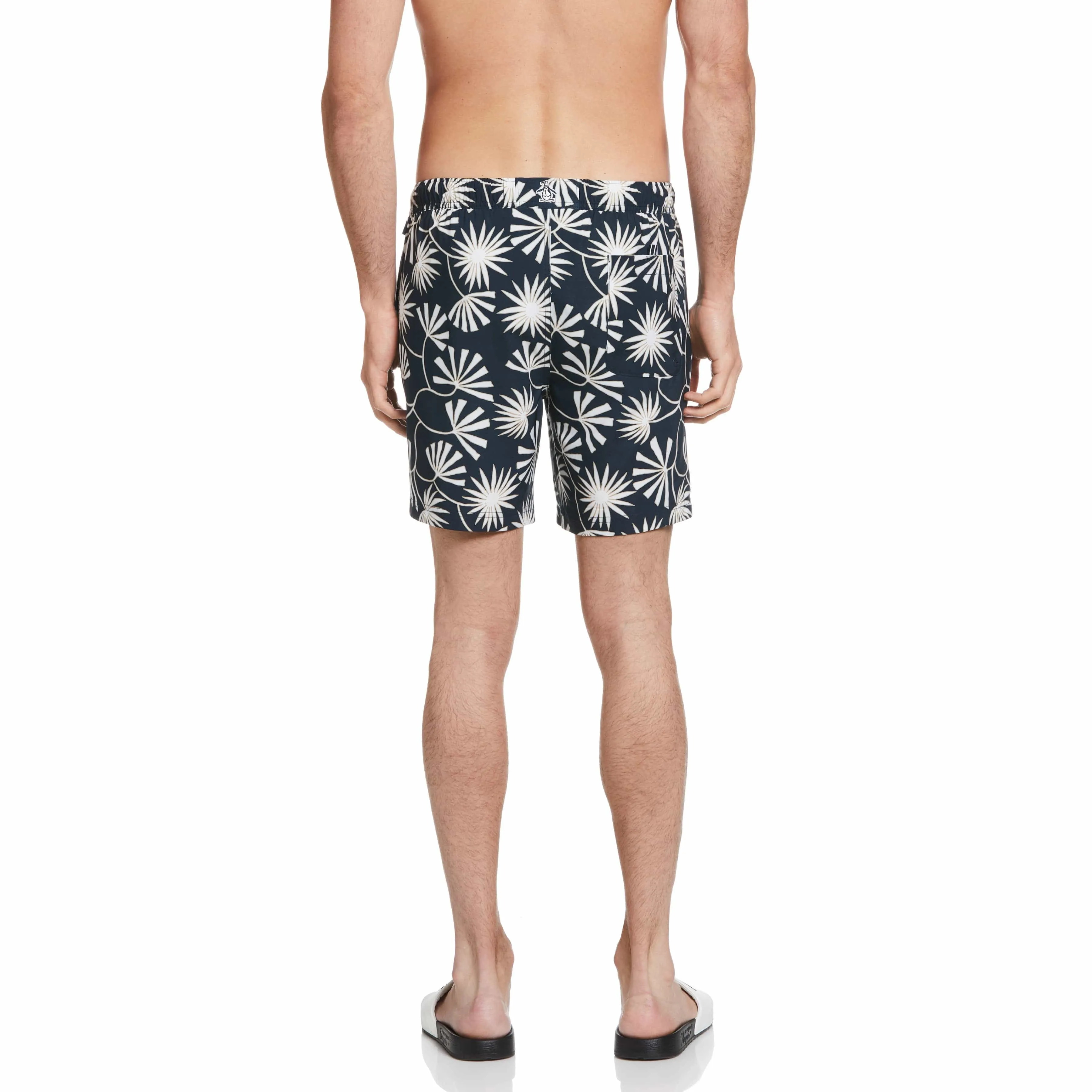 Leaf Print Swim Short