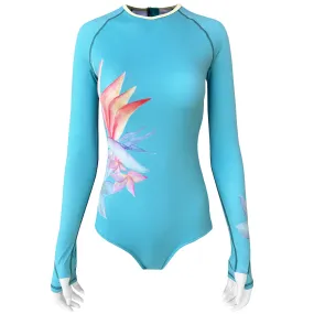 Long Sleeve Swimsuit for Women UPF 50  | Art - Lotus