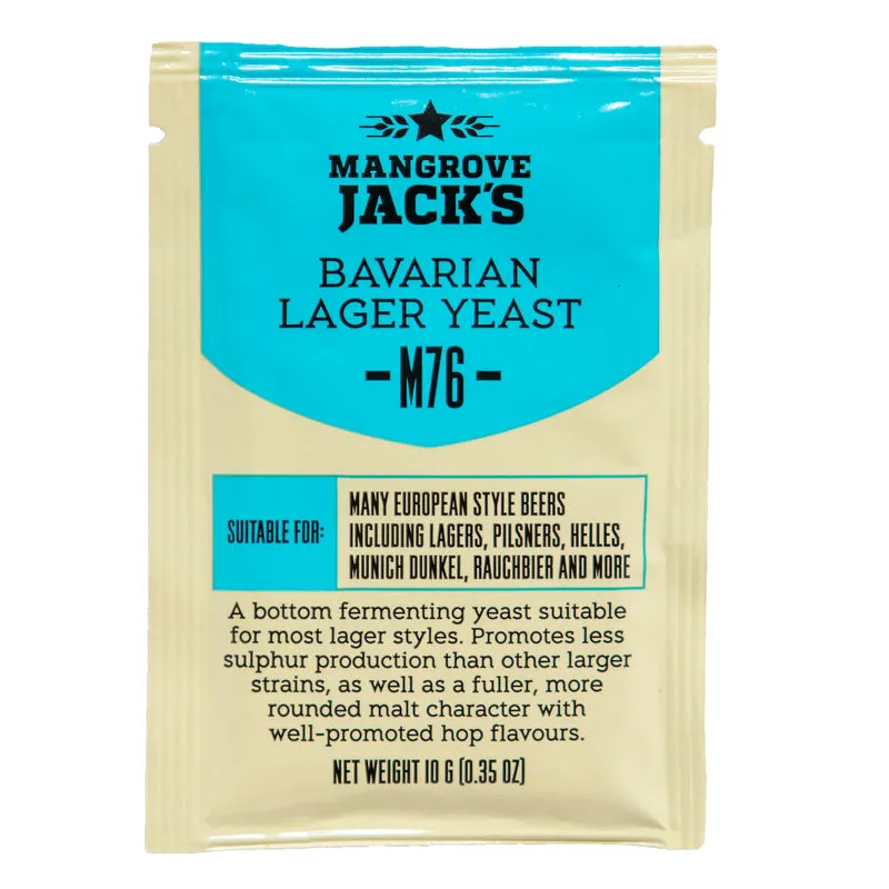 Mangrove Jack's M76 Bavarian Lager Dry Yeast 10g