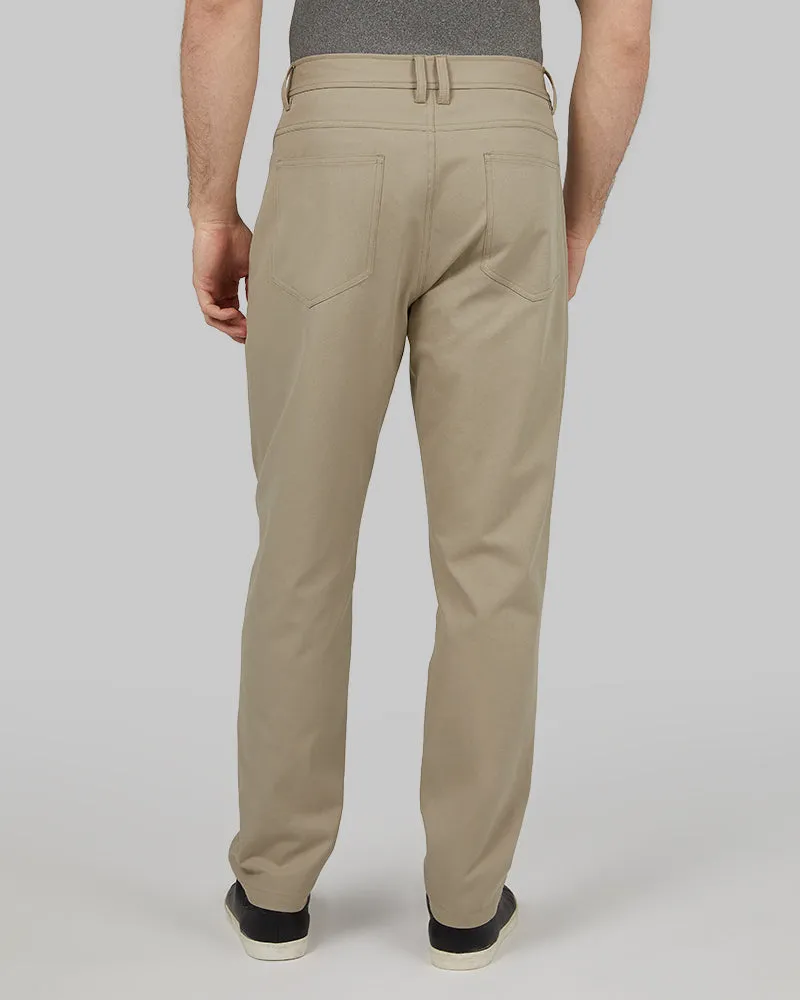 MEN'S 5-POCKET STRETCH WOVEN PANT