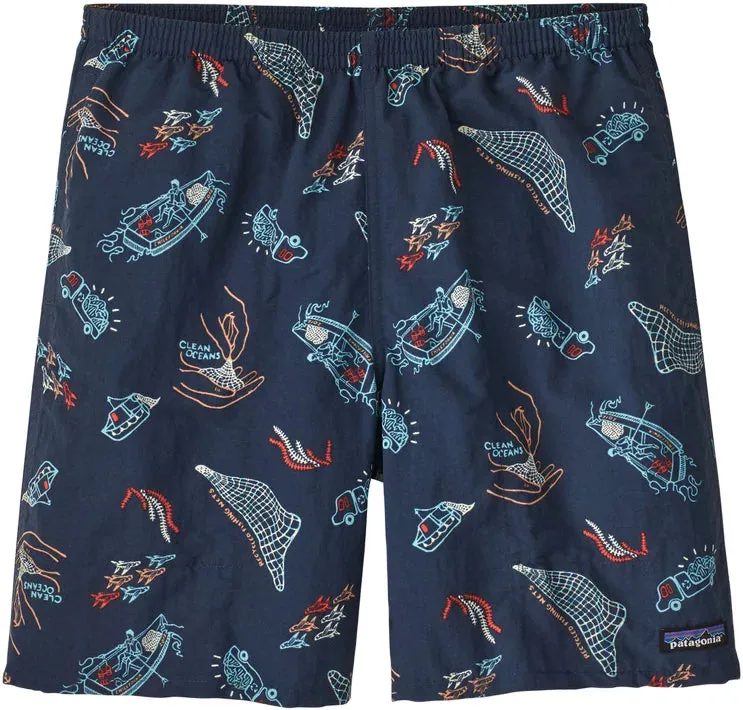 Men's Baggies Longs Shorts - 7 inches - Current Blue