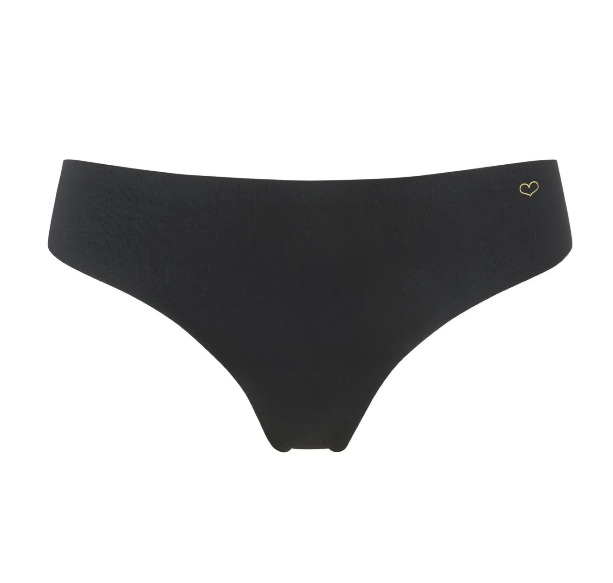 Microfibre thong [Black]