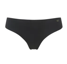 Microfibre thong [Black]