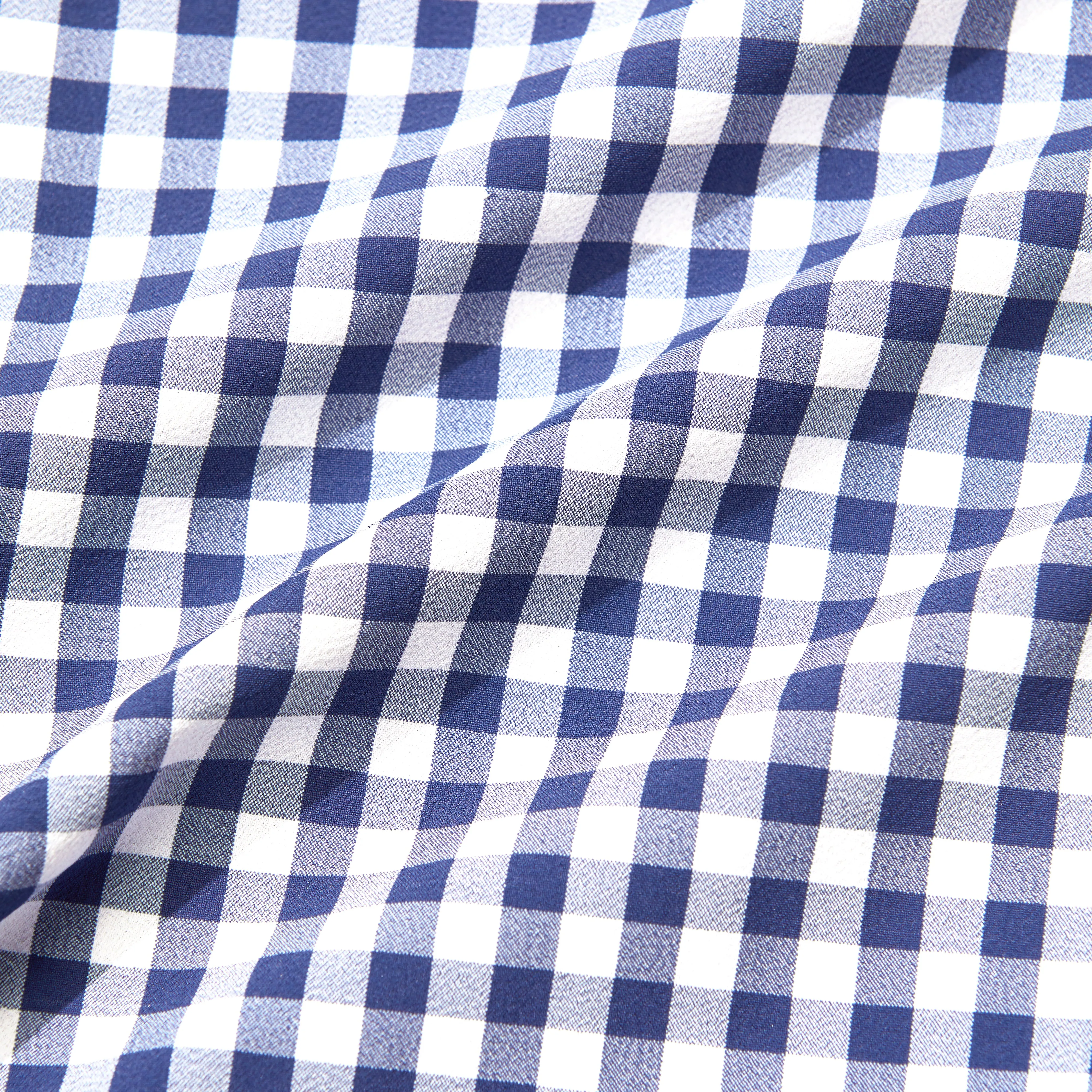 Navy White Gingham