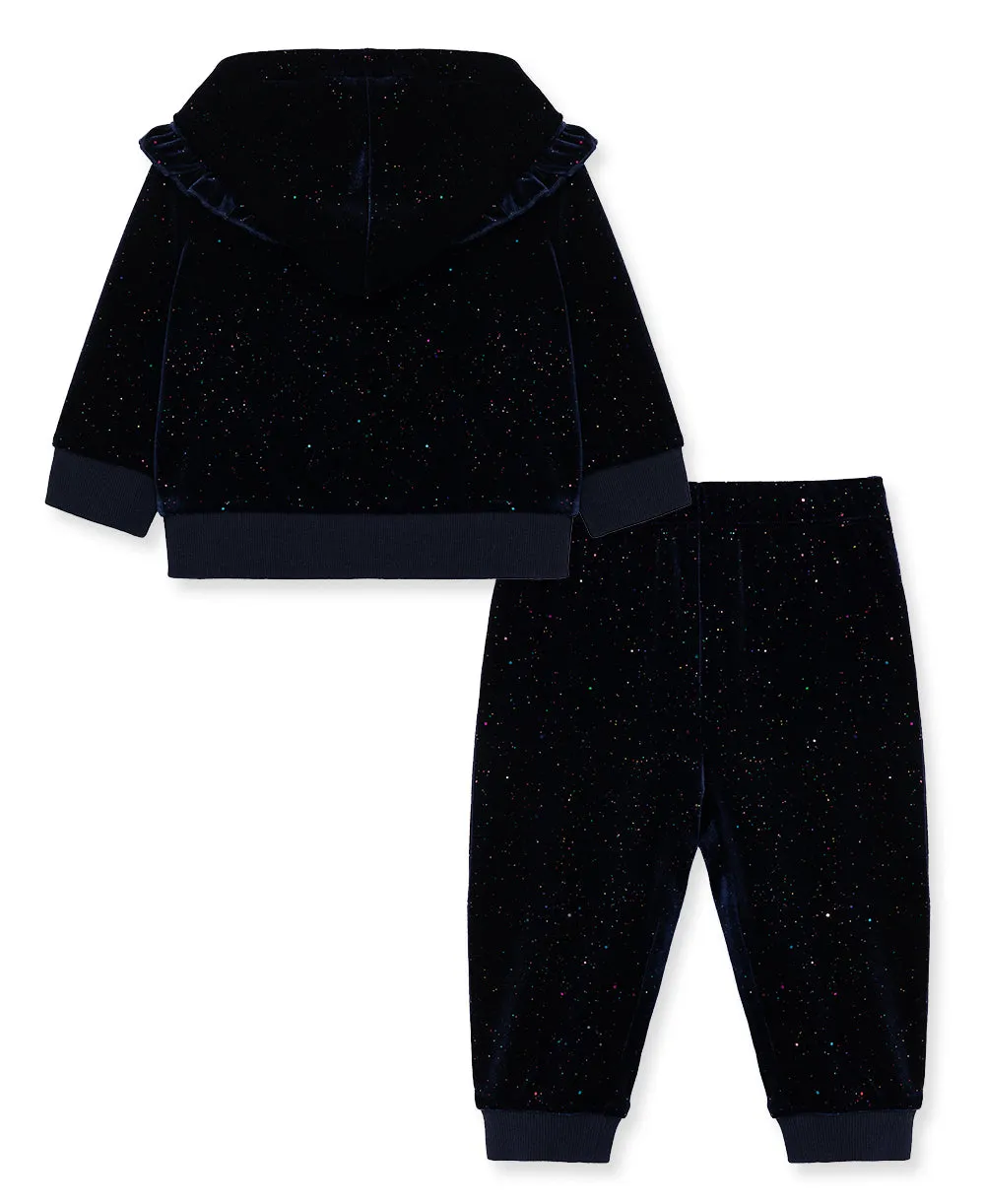 Night Sparkle 2Pc Hoodie Set