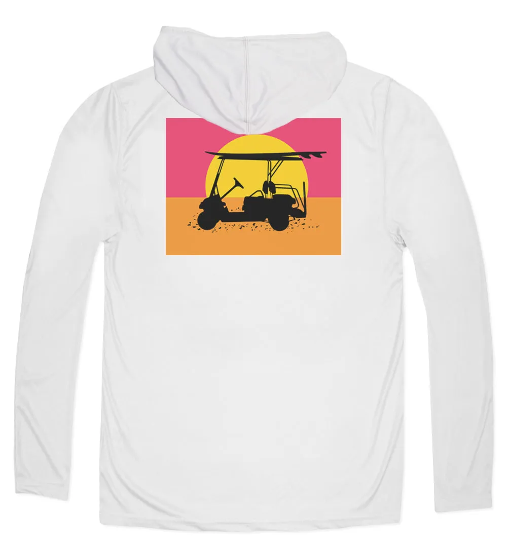 Performance Long Sleeve Endless Sunset Hoodie - Pearl Grey