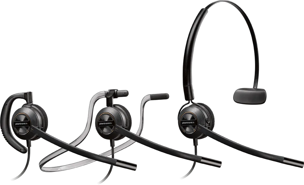 Plantronics HW540 EncorePro Convertible Telephone Headset