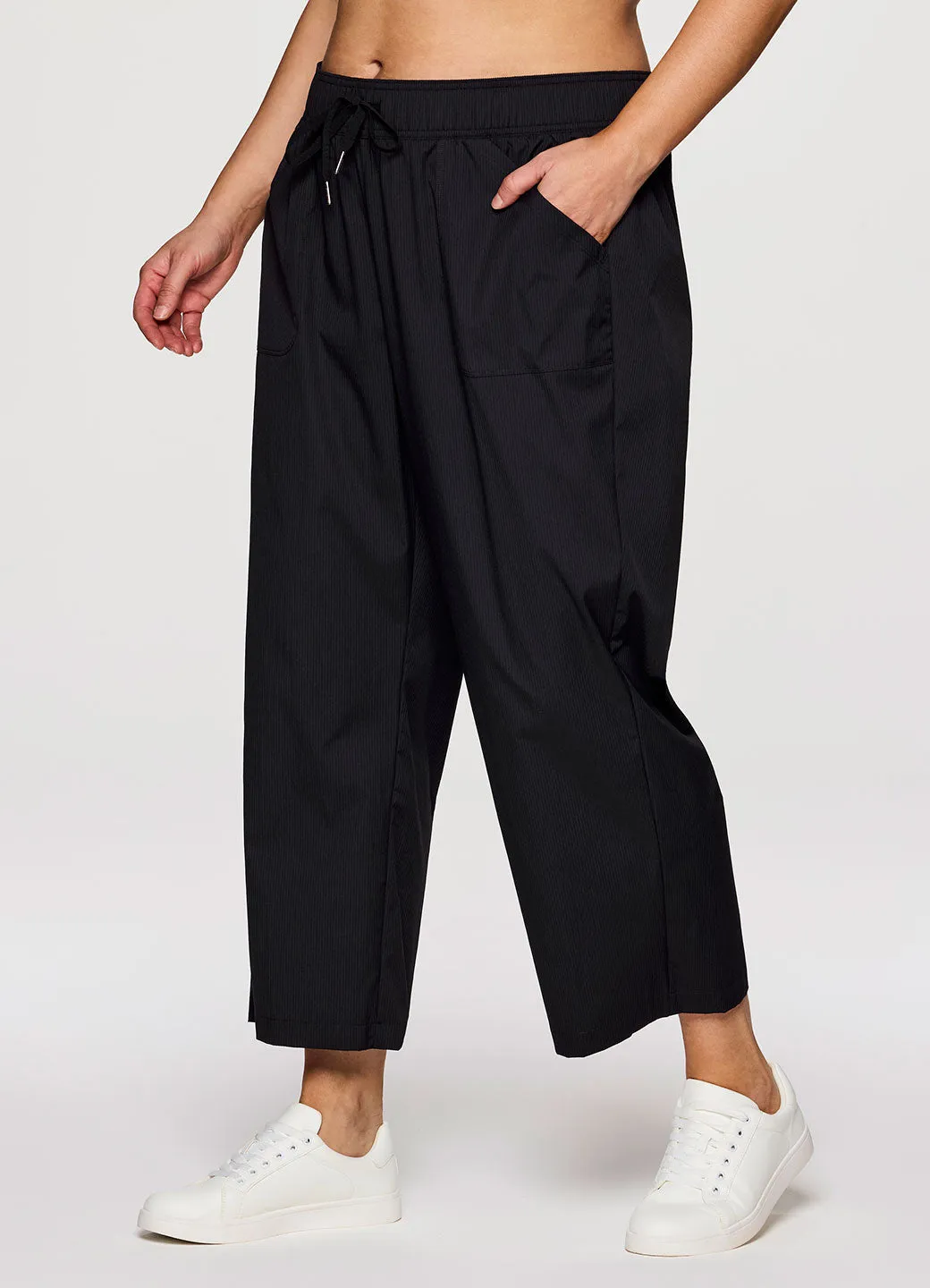 Plus Birdie Textured Ankle Pant