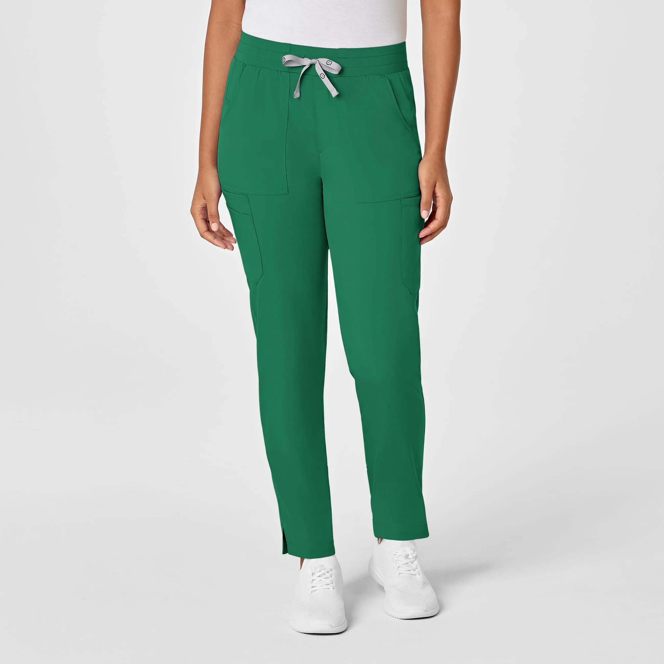 PRO Women's Slim Leg Cargo Scrub Pant - Hunter