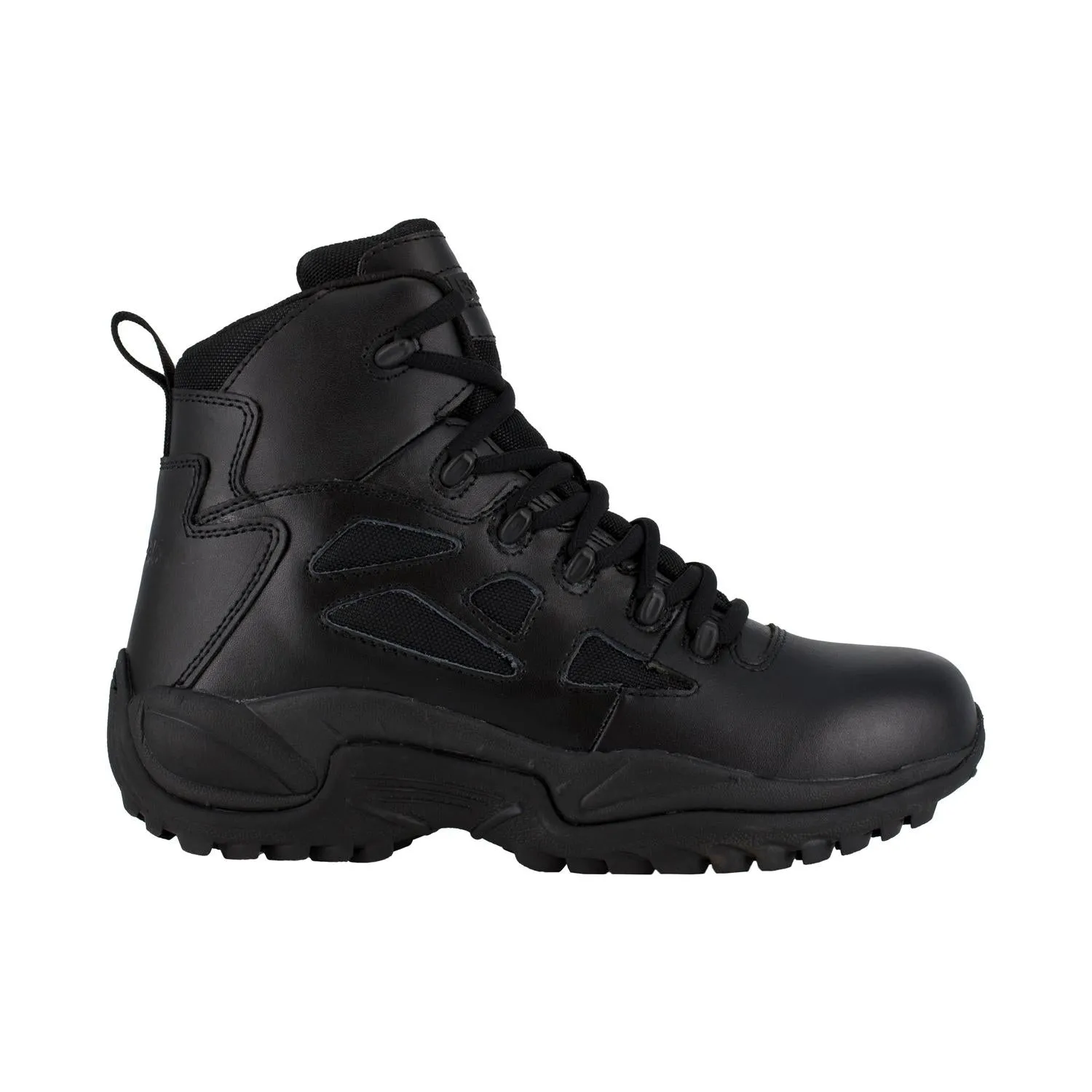 Black 6-Inch Rapid Response RB Soft-Toe Tactical Stealth Boot with Side Zipper