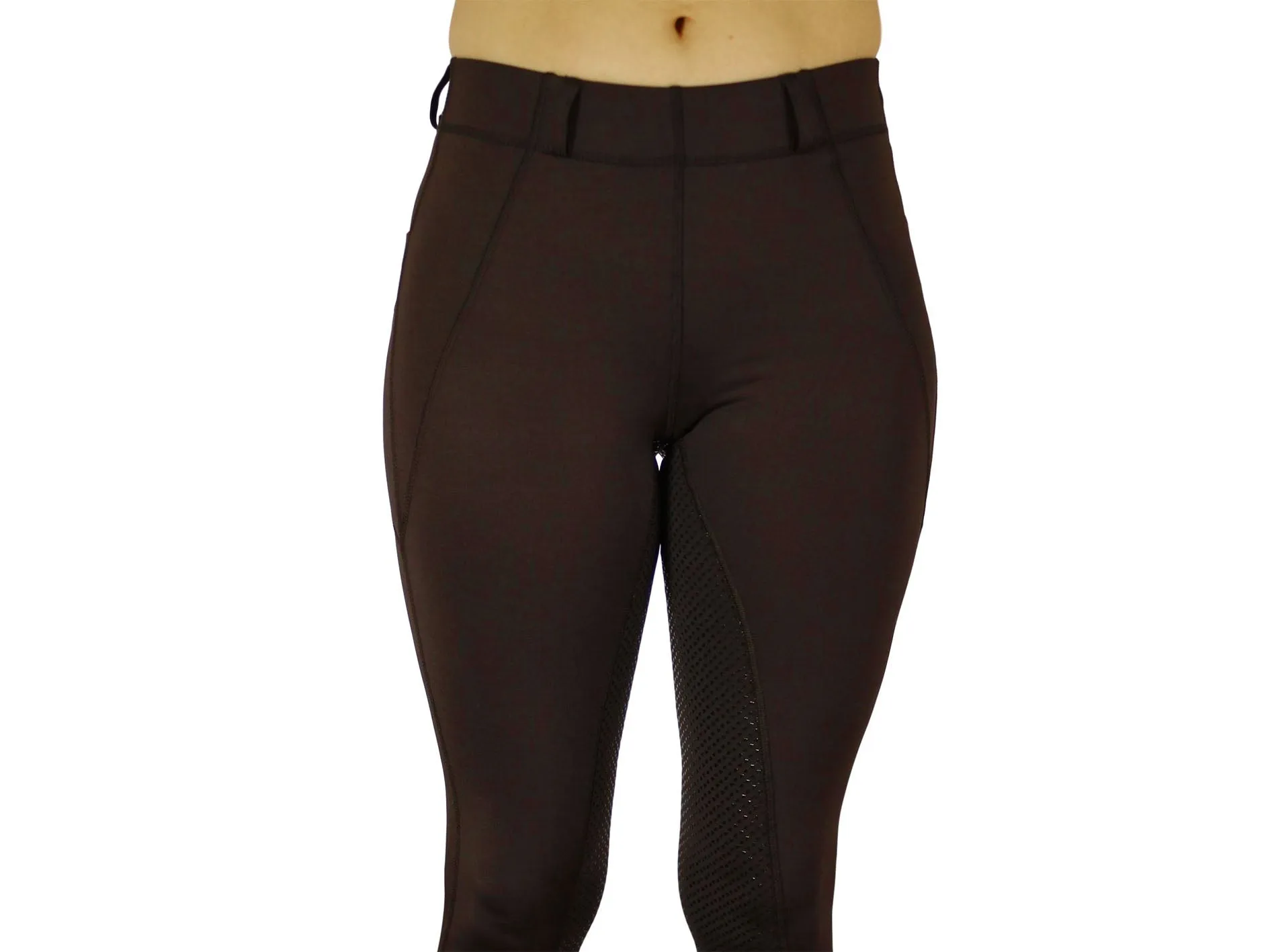 Riding tights in Java Brown. In sizes 6 to 28