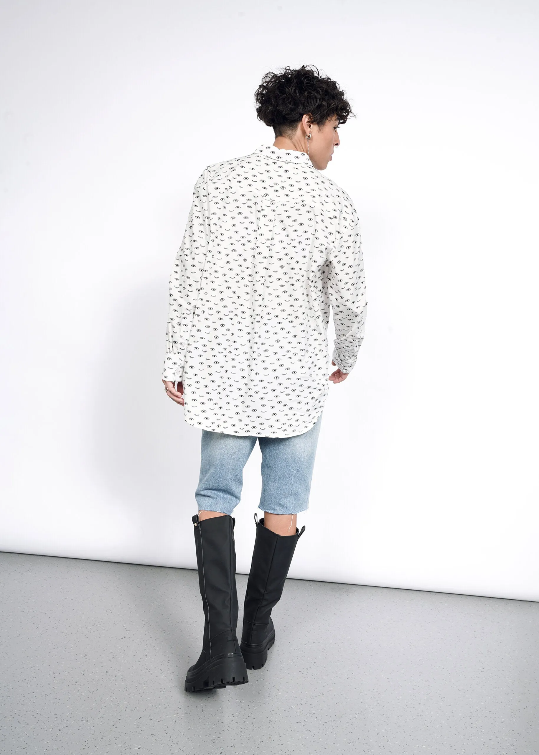 The Essential Long Sleeve Oversized Wrap Button Up