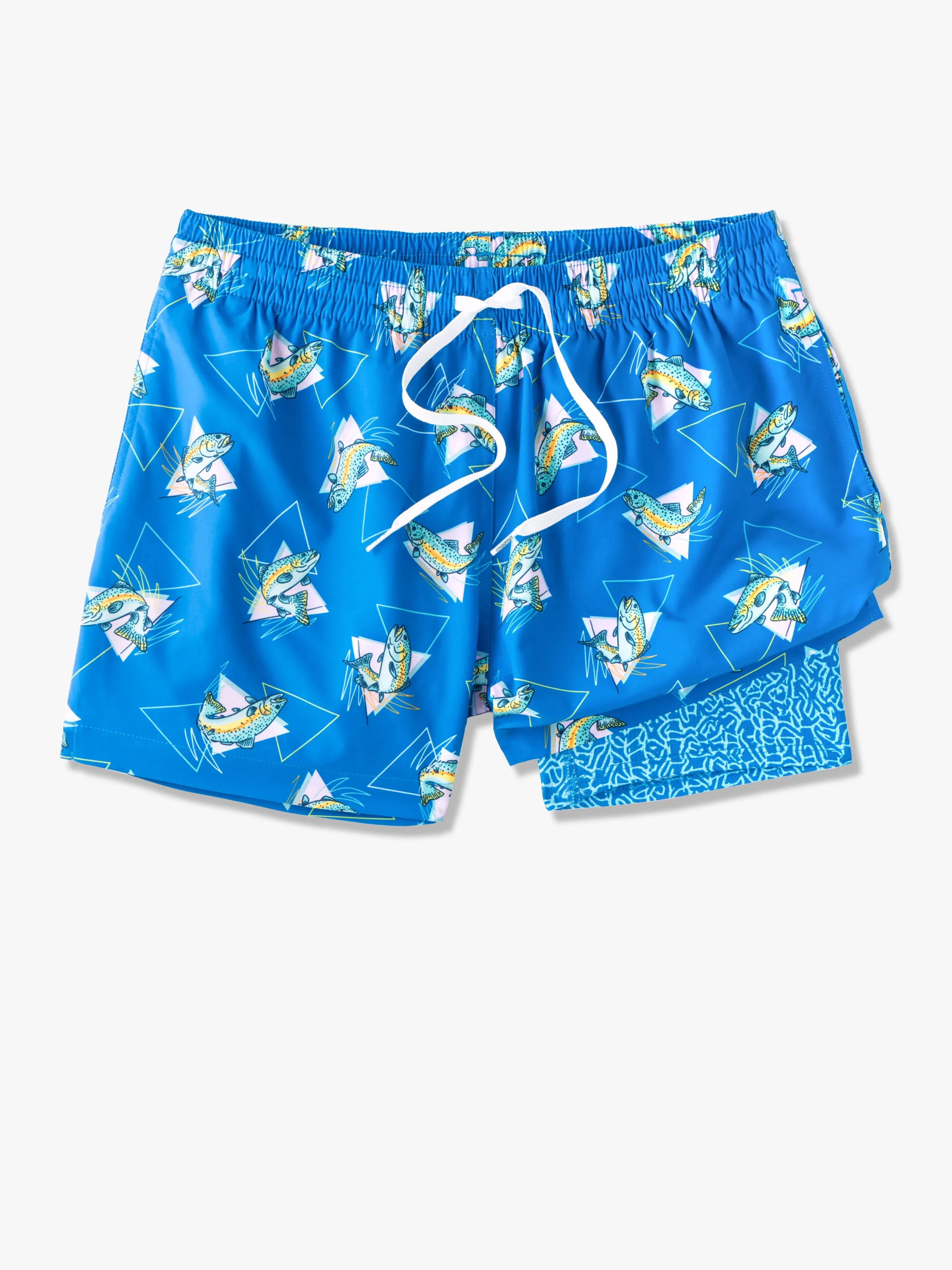 The Flying Fishes 4" (Classic Lined Swim Trunk)