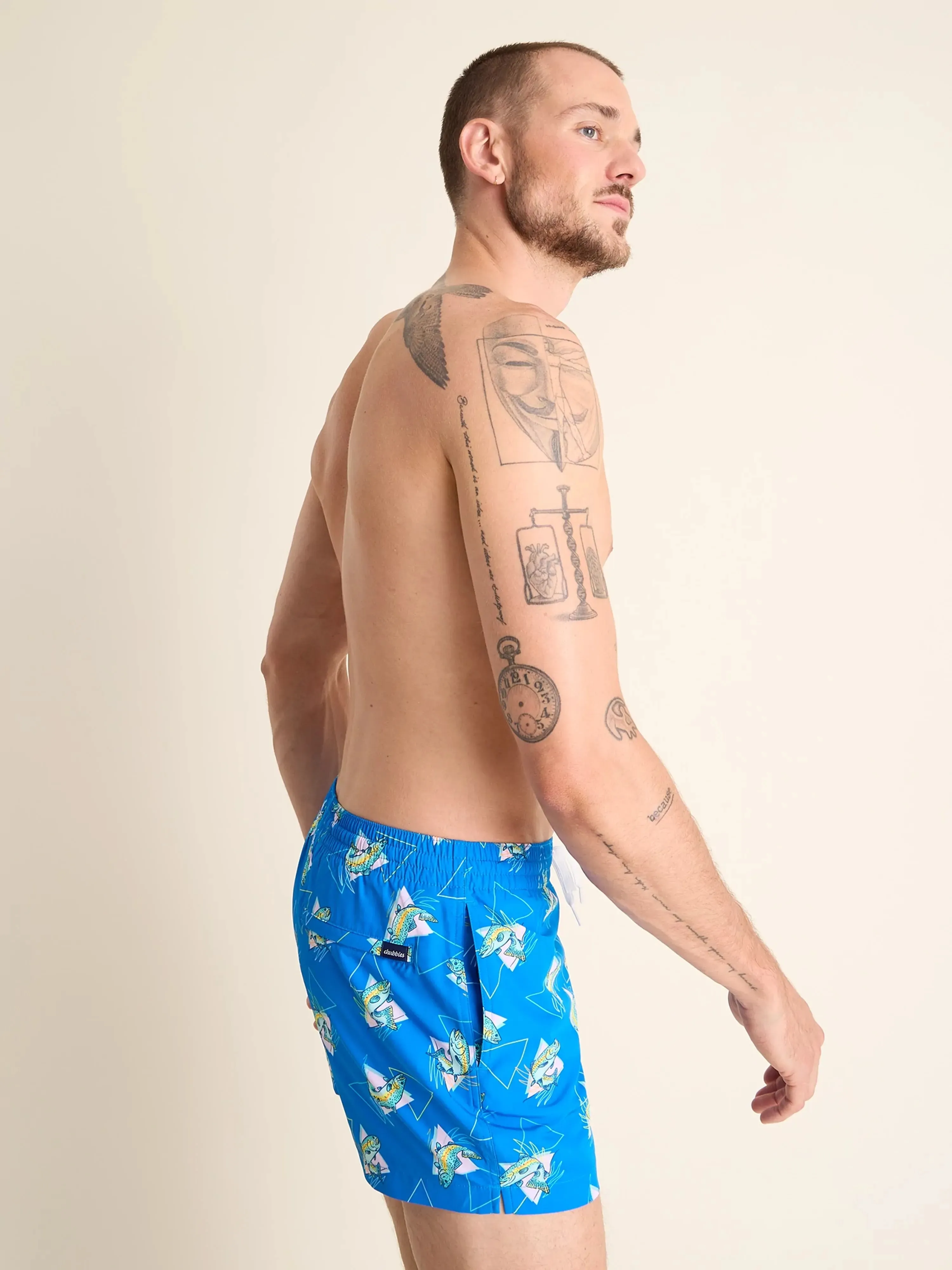 The Flying Fishes 4" (Classic Swim Trunk)