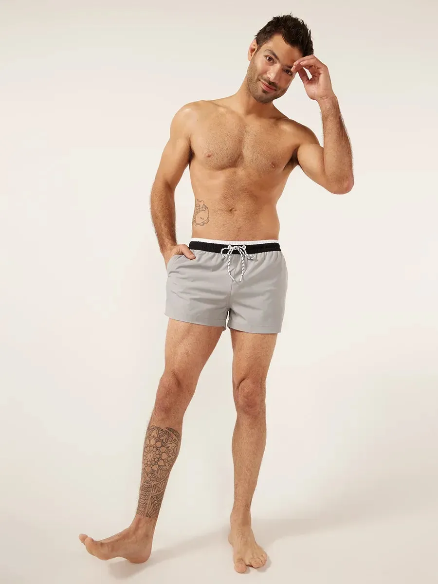 The Grey Days 4" (Classic Swim Trunk)