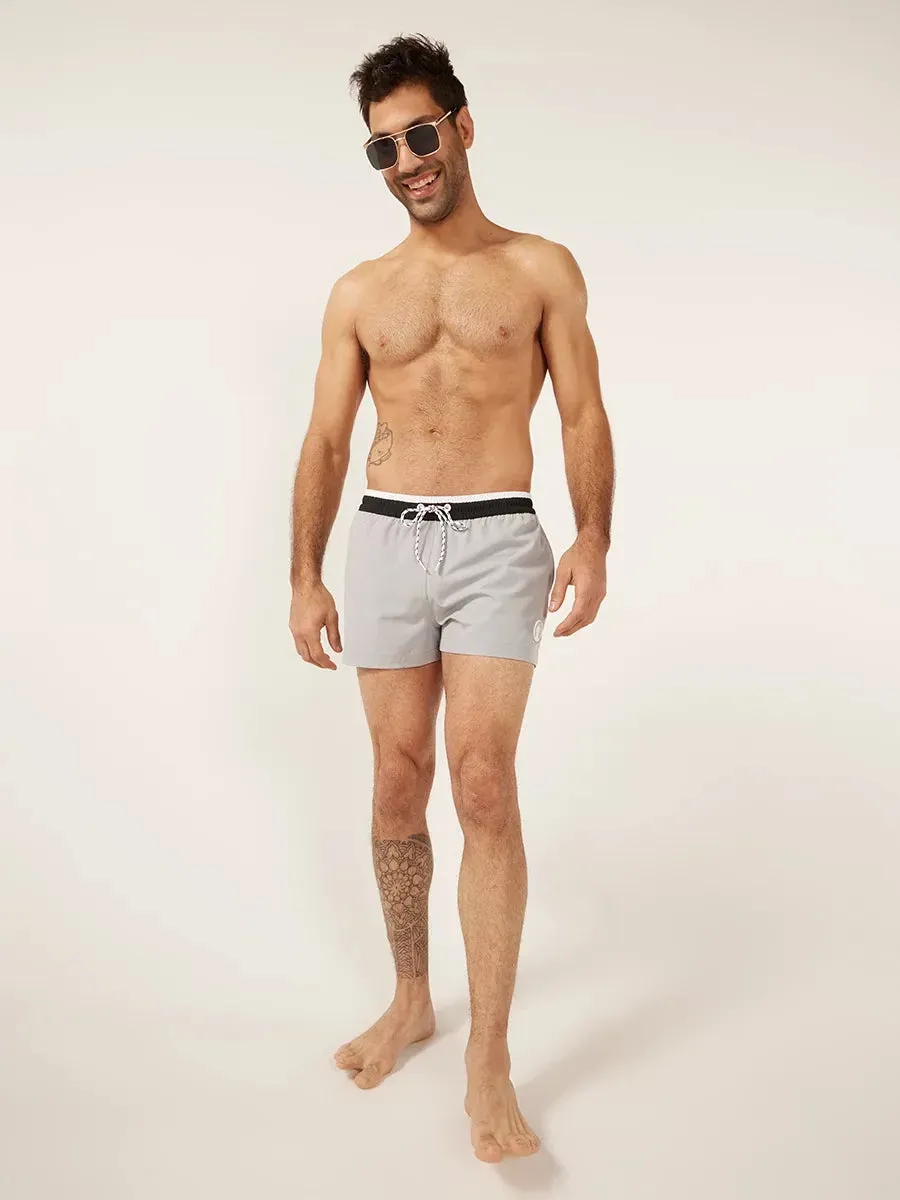 The Grey Days 4" (Classic Swim Trunk)