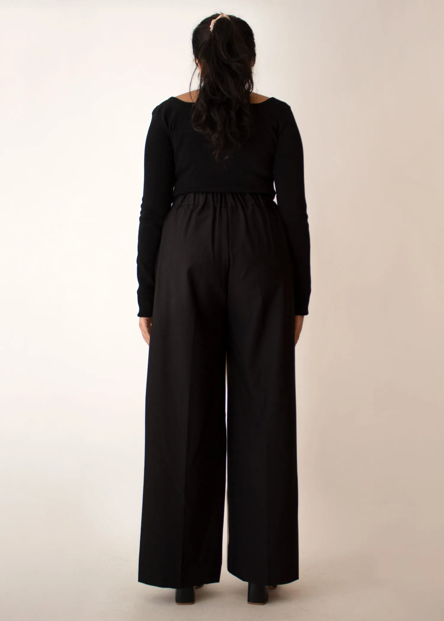 Two Tone Wide Leg Pants