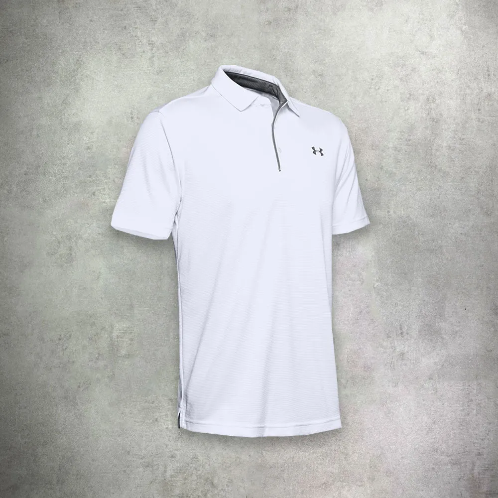 Under Armour Tech Polo White/ Grey