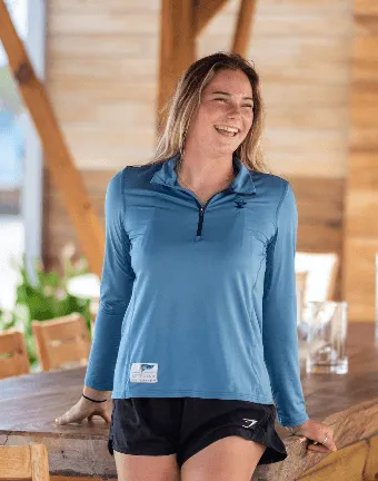 Women's 1/4 Zip Long Sleeve Dritek