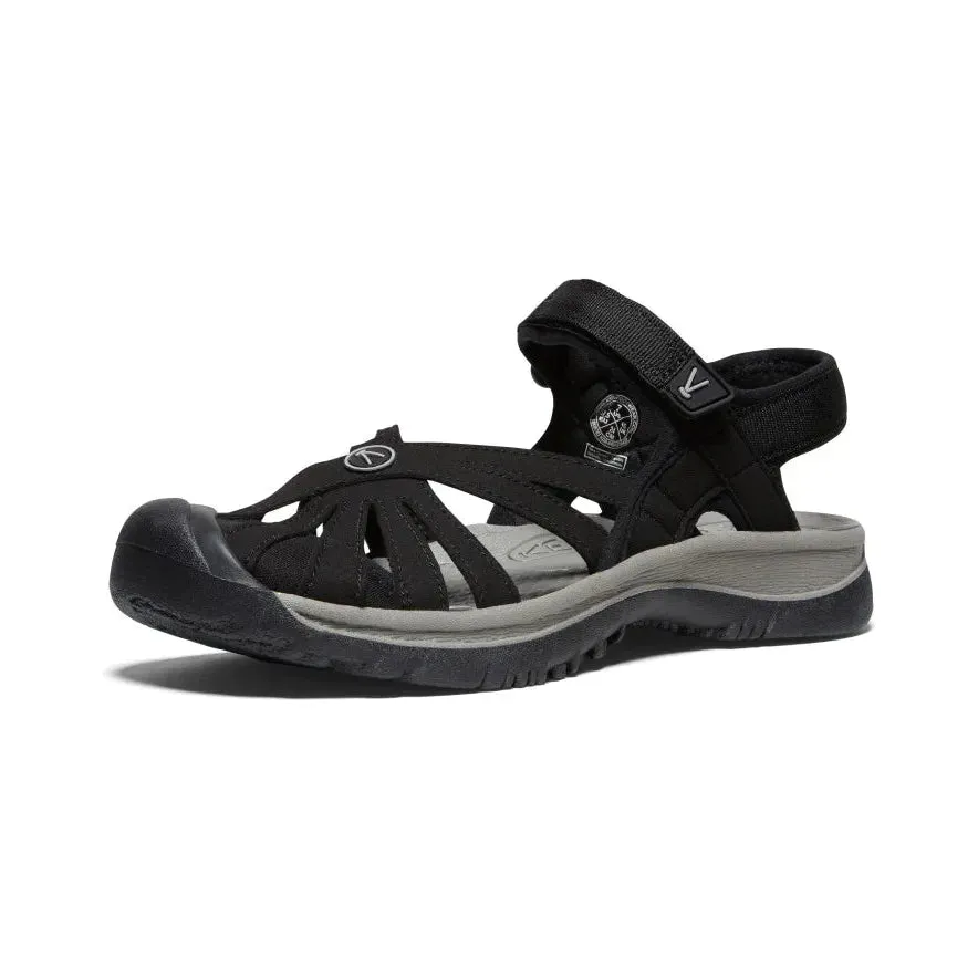 Women's Rose Sandal - Black | Neutral Gray